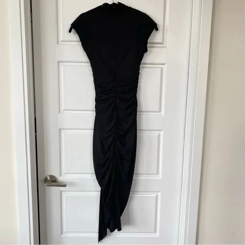 RUBY ROX | Bodycon Rouched Midi Dress - Picture 6 of 9